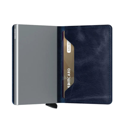 Secrid Slimwallet Compact RFID Wallet - Vintage Blue