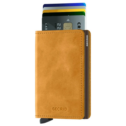 Secrid Slimwallet Compact RFID Wallet - Vintage Ochre
