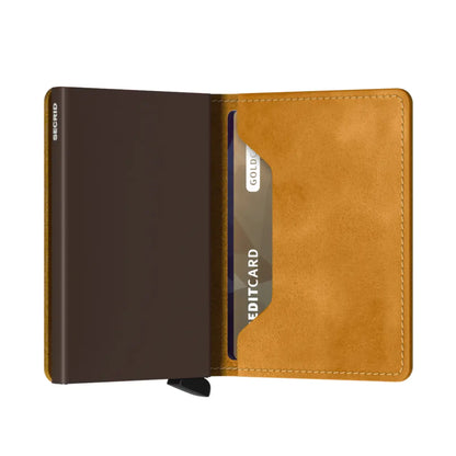 Secrid Slimwallet Compact RFID Wallet - Vintage Ochre