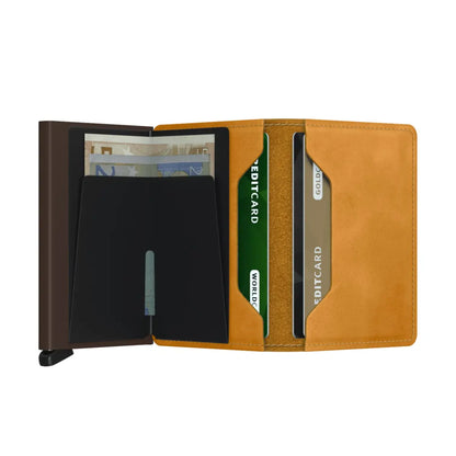 Secrid Slimwallet Compact RFID Wallet - Vintage Ochre