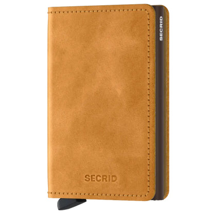 Secrid Slimwallet Compact RFID Wallet - Vintage Ochre
