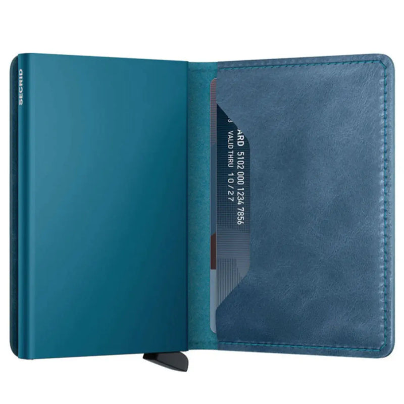 Secrid Slimwallet Compact RFID Wallet - Vintage Teal