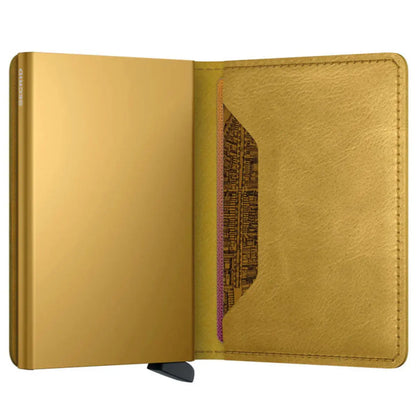 Secrid Slimwallet Compact RFID Wallet - Vintage Yellow