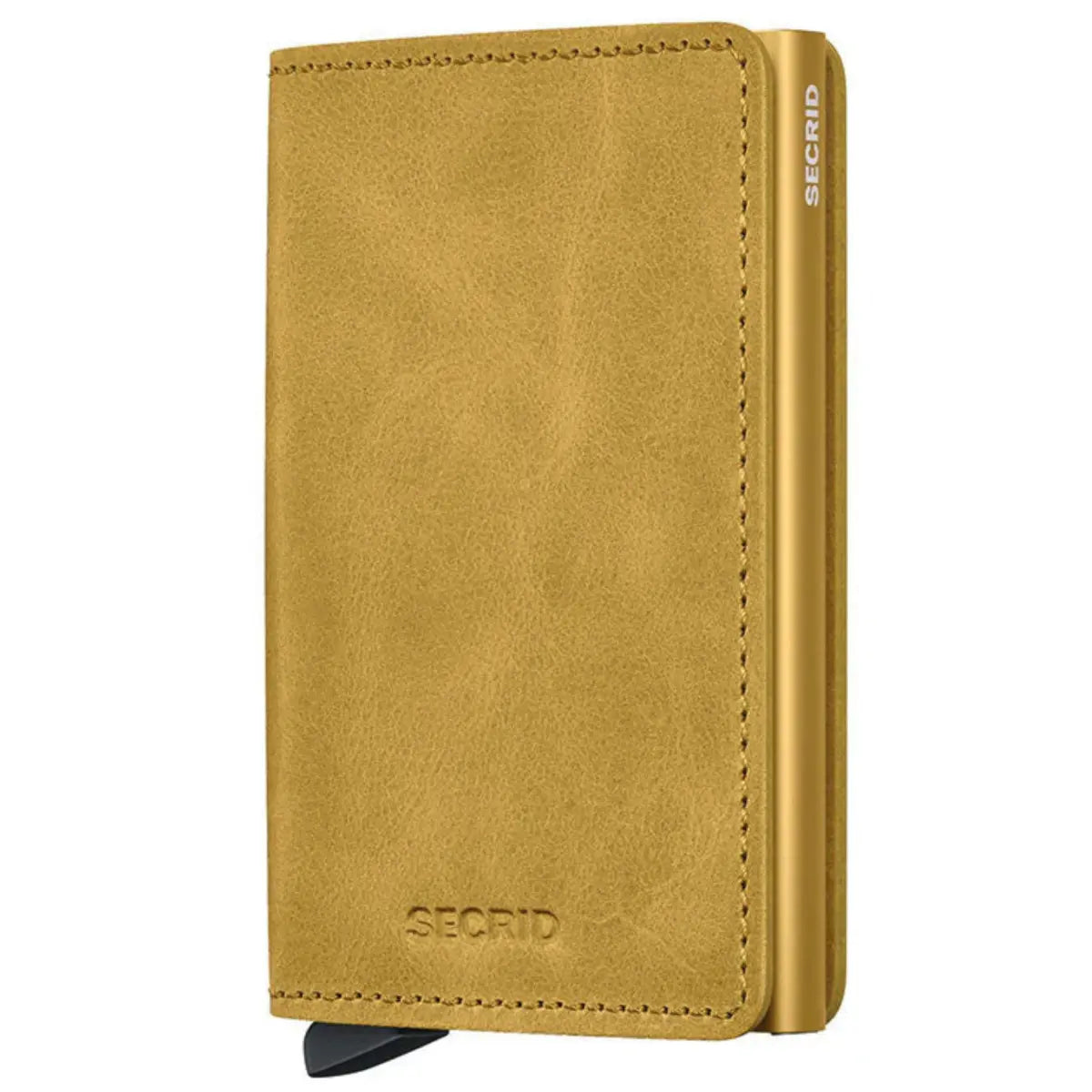 Secrid Slimwallet Compact RFID Wallet - Vintage Yellow