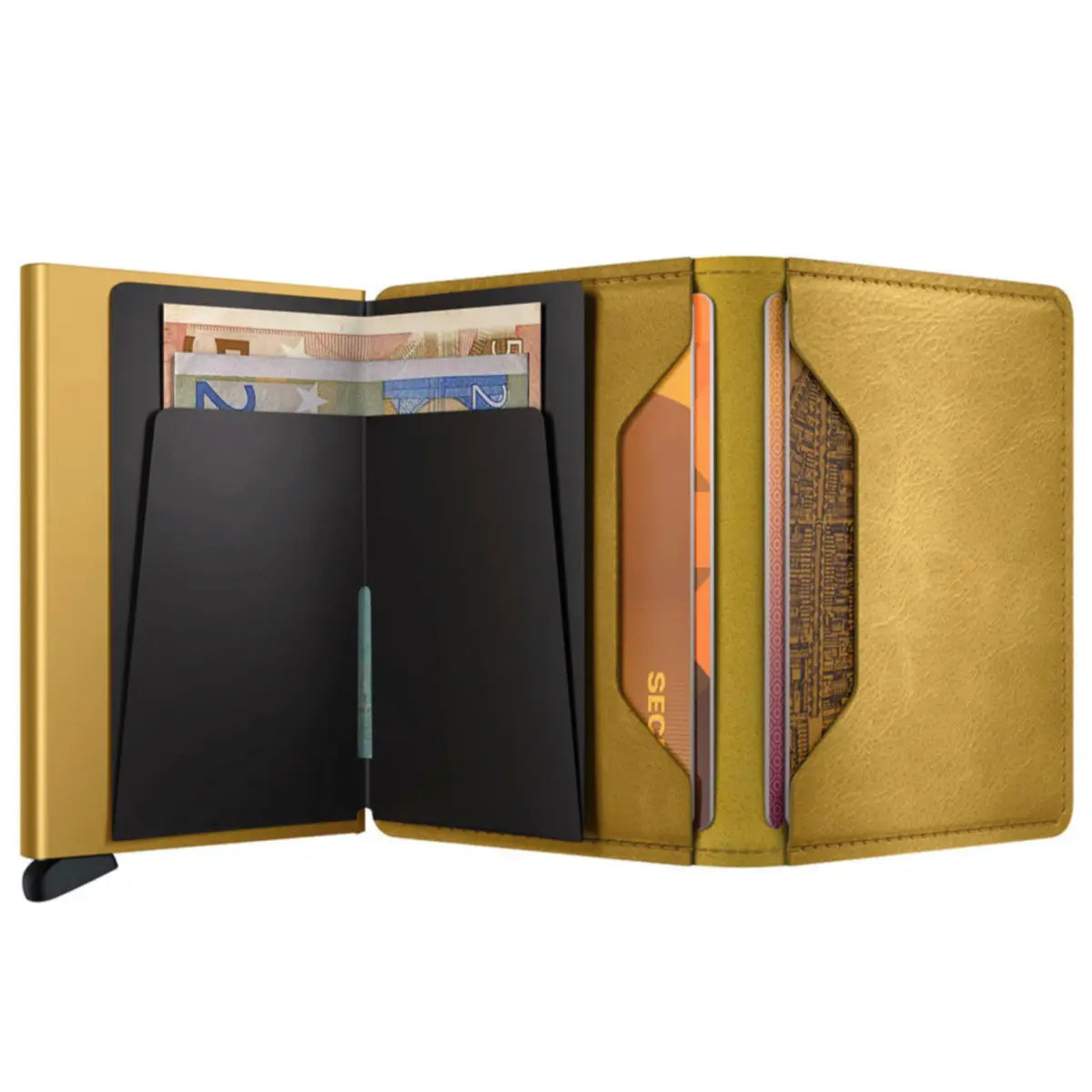 Secrid Slimwallet Compact RFID Wallet - Vintage Yellow