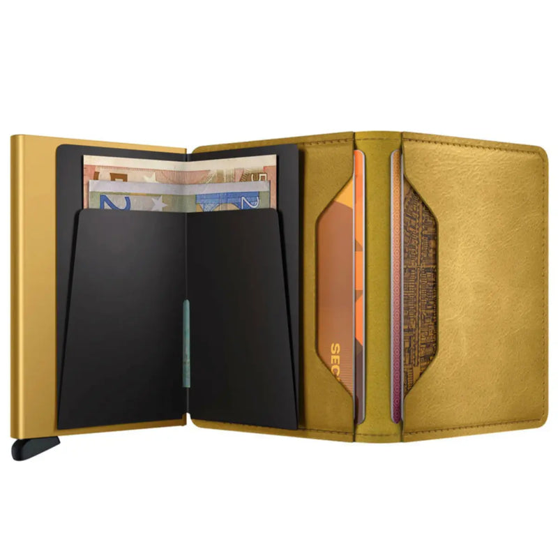 Secrid Slimwallet Compact RFID Wallet - Vintage Yellow