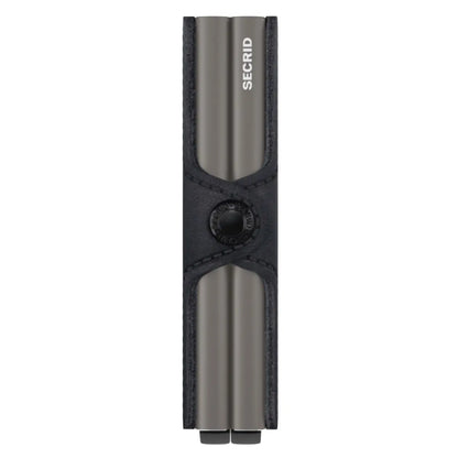 Secrid Twinwallet Compact RFID Wallet - Black (Mirum Plant-Based)