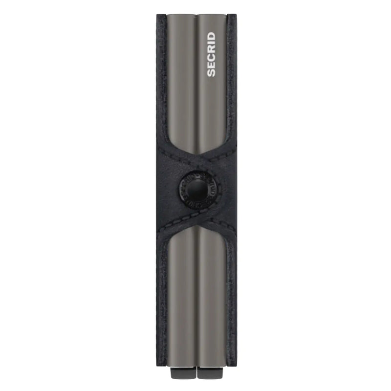 Secrid Twinwallet Compact RFID Wallet - Black (Mirum Plant-Based)