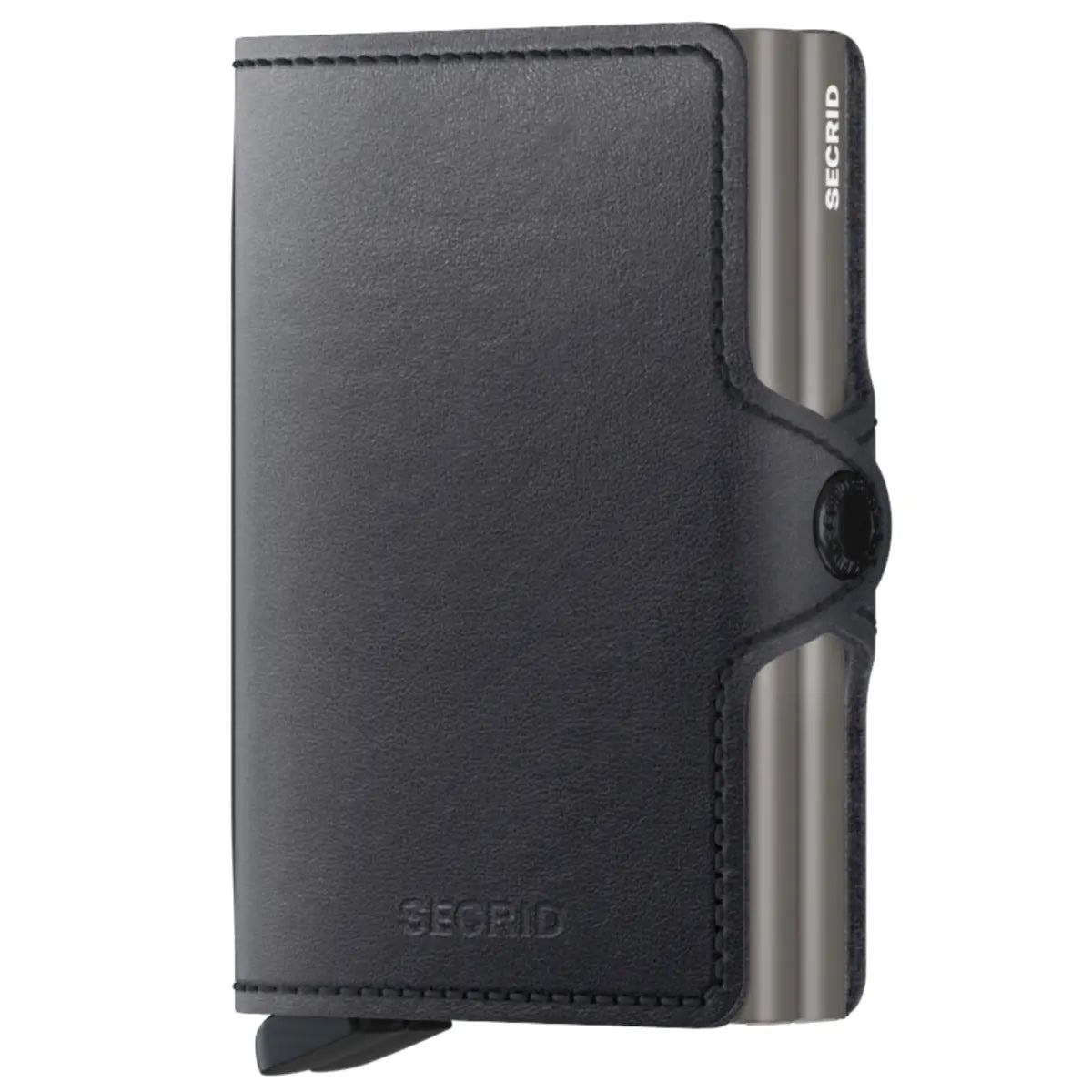 Secrid Twinwallet Compact RFID Wallet - Black (Mirum Plant-Based)
