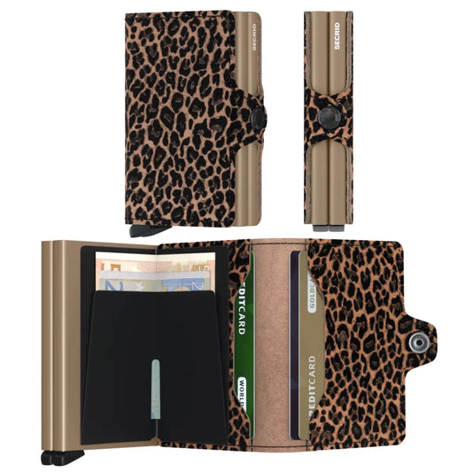 Secrid Twinwallet Compact RFID Wallet - Leo Beige