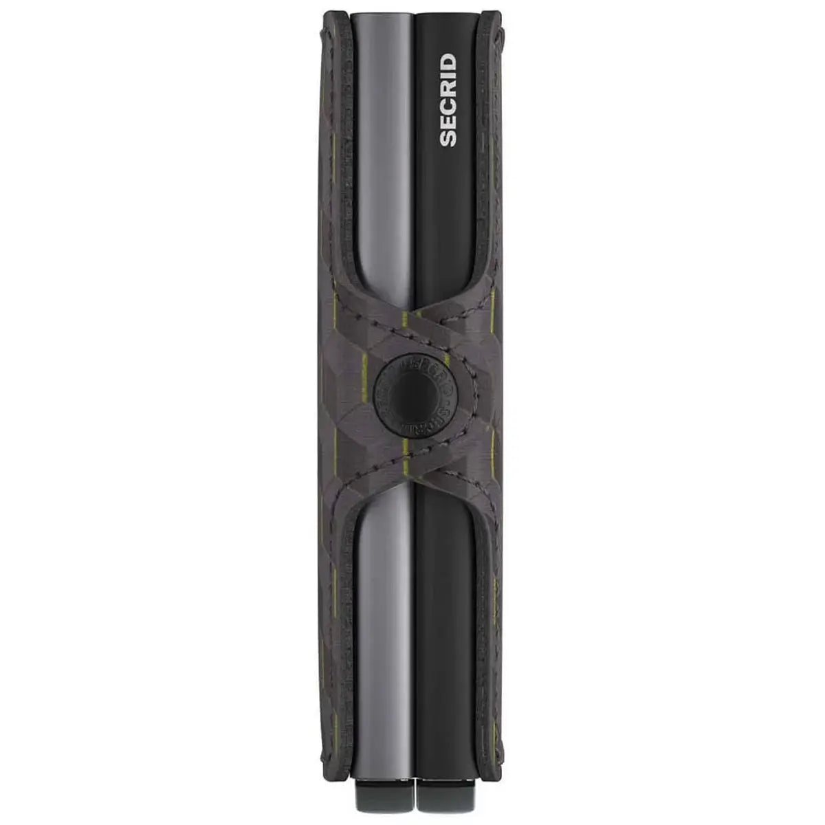 Secrid Twinwallet Compact RFID Wallet - Optical Grey-Yellow