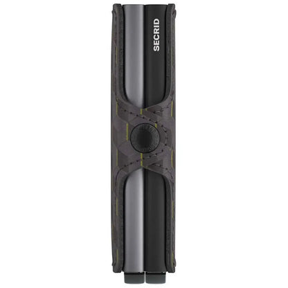 Secrid Twinwallet Compact RFID Wallet - Optical Grey-Yellow