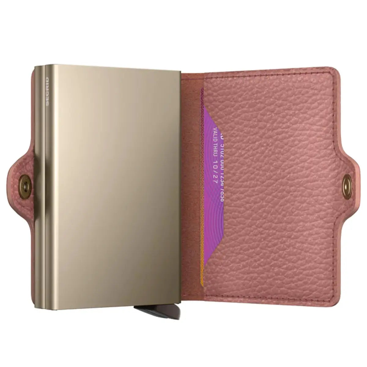Secrid Twinwallet Compact RFID Wallet - Pebble Rose