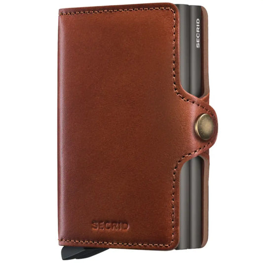 Secrid Twinwallet Compact RFID Wallet - Texano Saddle