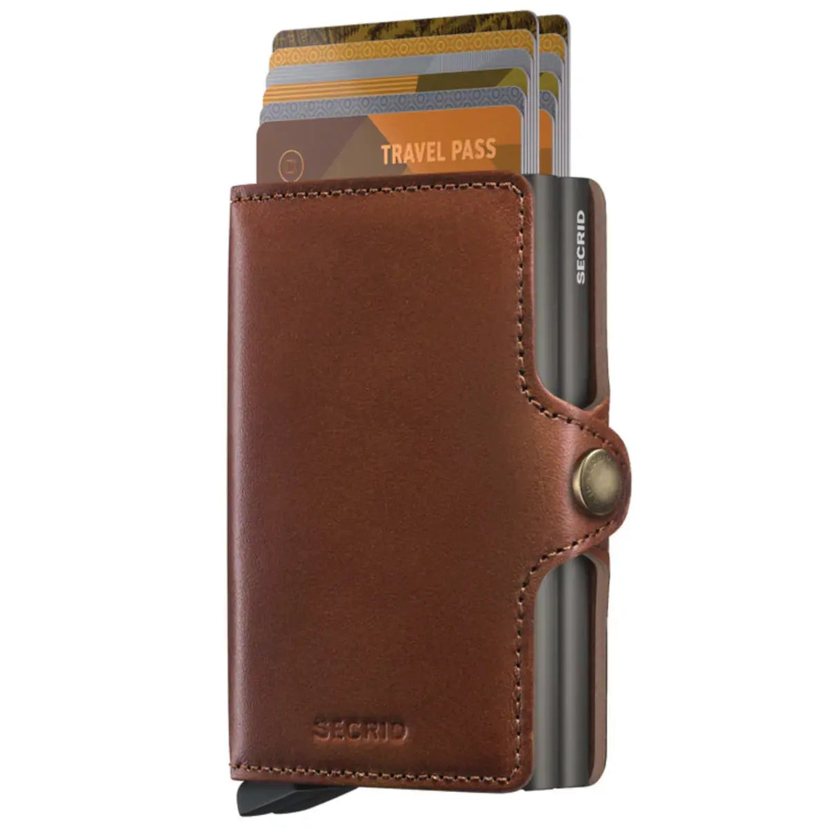 Secrid Twinwallet Compact RFID Wallet - Texano Saddle