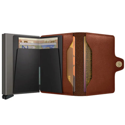 Secrid Twinwallet Compact RFID Wallet - Texano Saddle