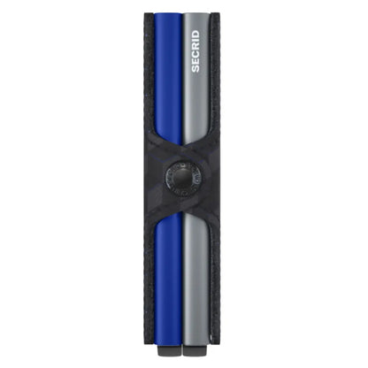 Secrid Twinwallet Compact RFID Wallet - Titanium Blue Optical