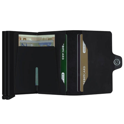Secrid Twinwallet Compact RFID Wallet - Vintage Black