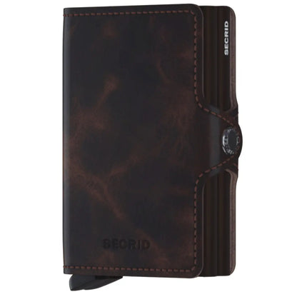 Secrid Twinwallet Compact RFID Wallet - Vintage Chocolate