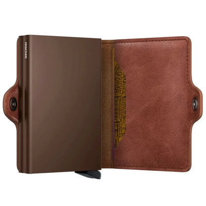 Secrid Twinwallet Compact RFID Wallet - Vintage Cognac-Brown