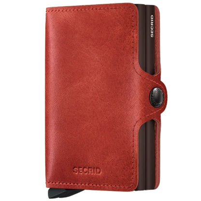 Secrid Twinwallet Compact Wallet - Vintage Orange
