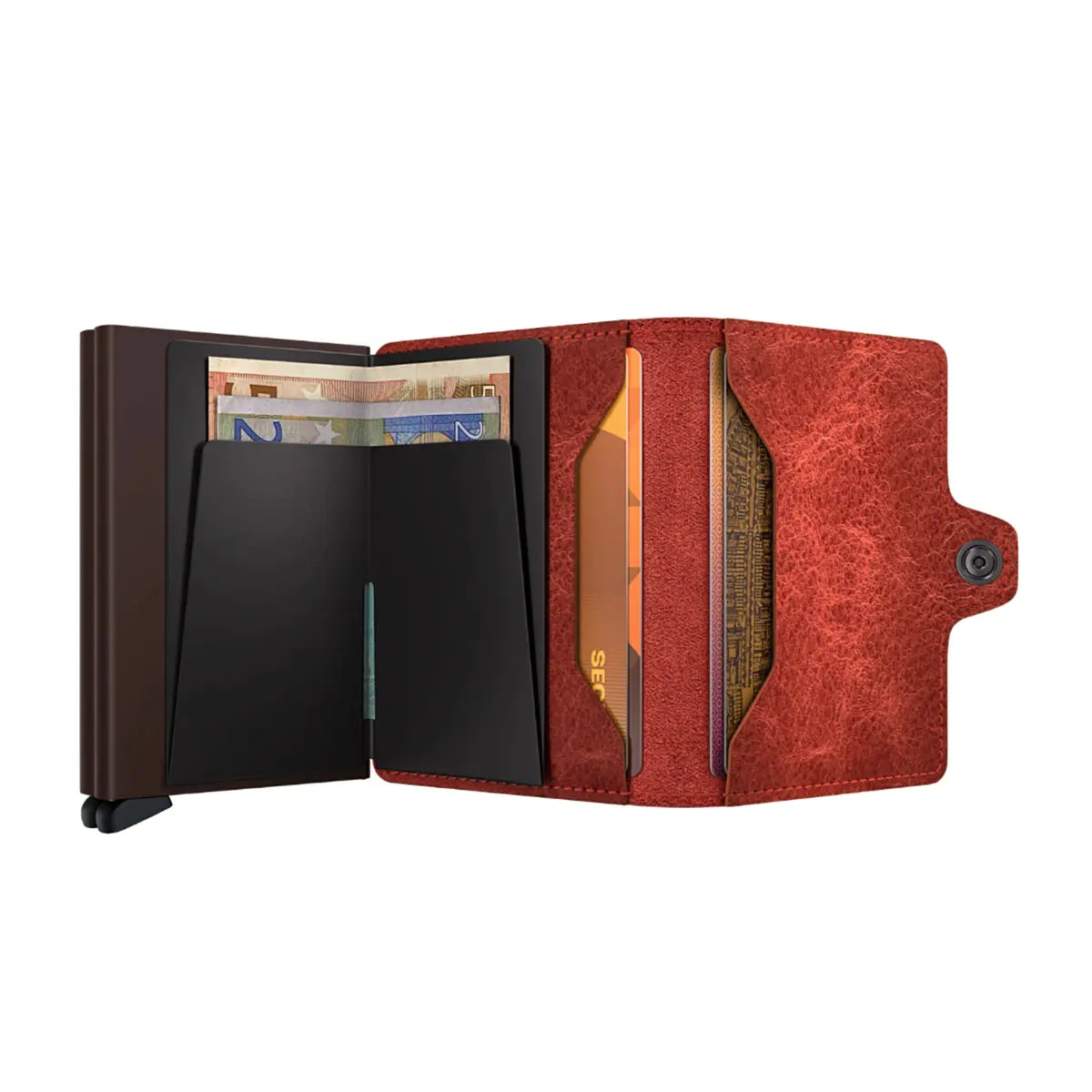 Includes interior pockets for holding 4 extra cards, notes, receipts, business cards