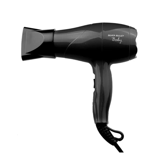 Silver Bullet Baby Travel Hair Dryer - Black