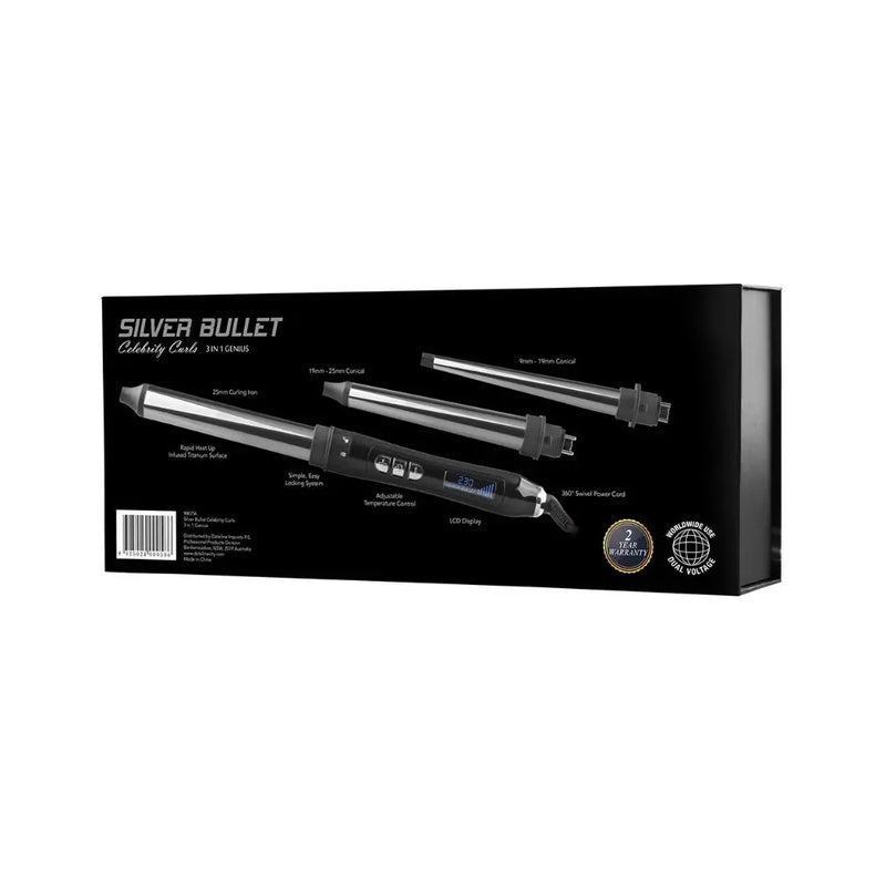 Silver Bullet : Celebrity Curls 3 in 1 Genius Curler