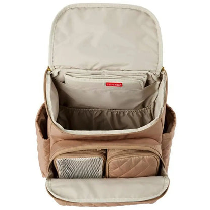 Extra wide dual zip opening