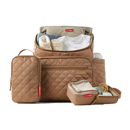 The Forma lightweight, quilted backpack offers hands-free convenience