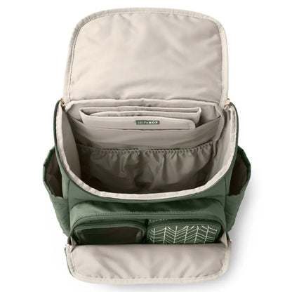 Extra wide dual zip opening