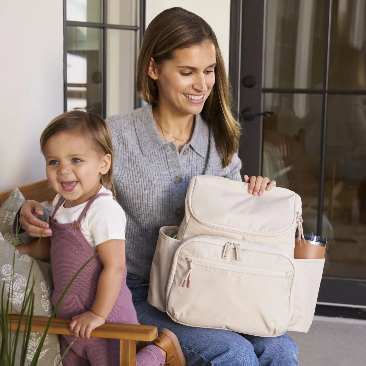 Skip Hop Forma Next Nappy Backpack - Oat