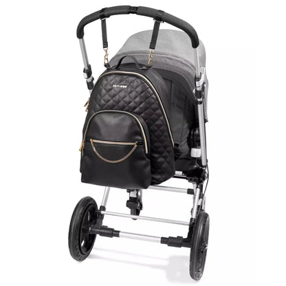 Easily attaches to stroller with removable stroller straps