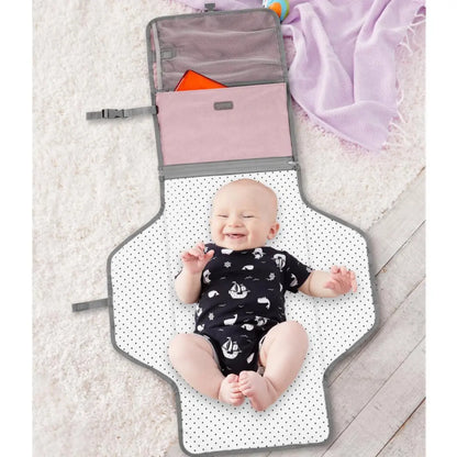 Extra-wide wipe-clean changing pad