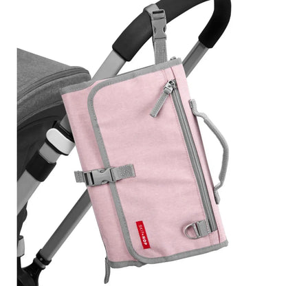 Strap it to your wrist or clip it to your stroller