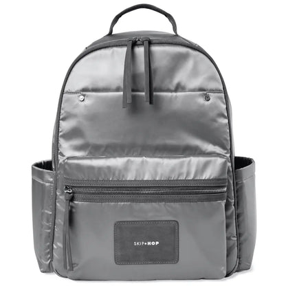 Skip Hop Skyler Nappy Backpack - Shiny Grey