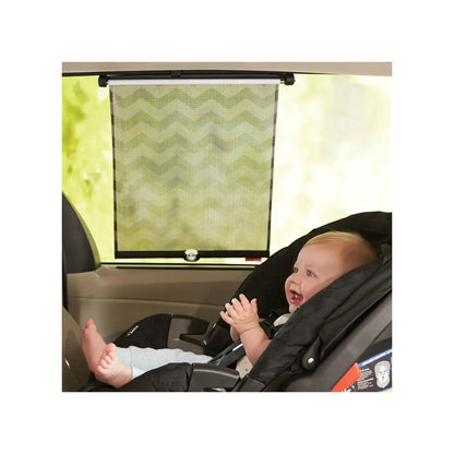 Bottom of shade securely suctions to window