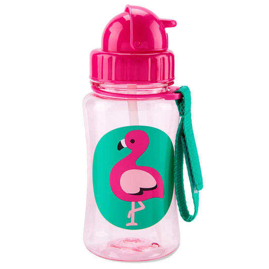 Skip Hop Zoo Straw Bottle - Flamingo