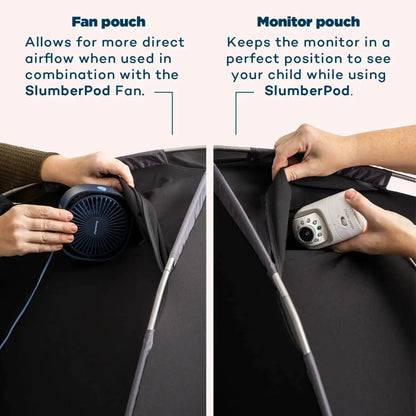 SlumberPod Portable Baby and Toddler Privacy Sleep Pod - Black