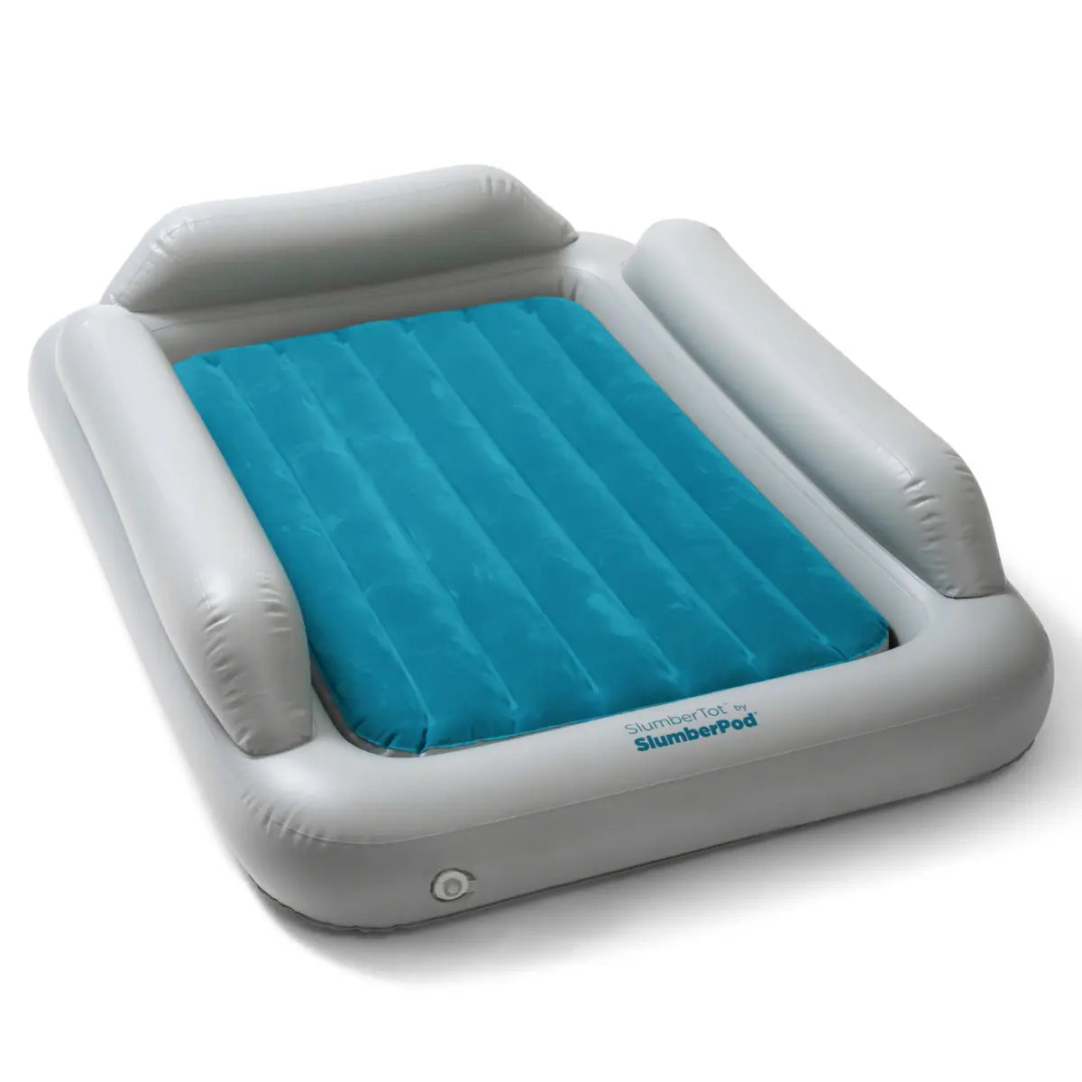 SlumberPod SlumberTot Inflatable Toddler Bed - Grey/Teal