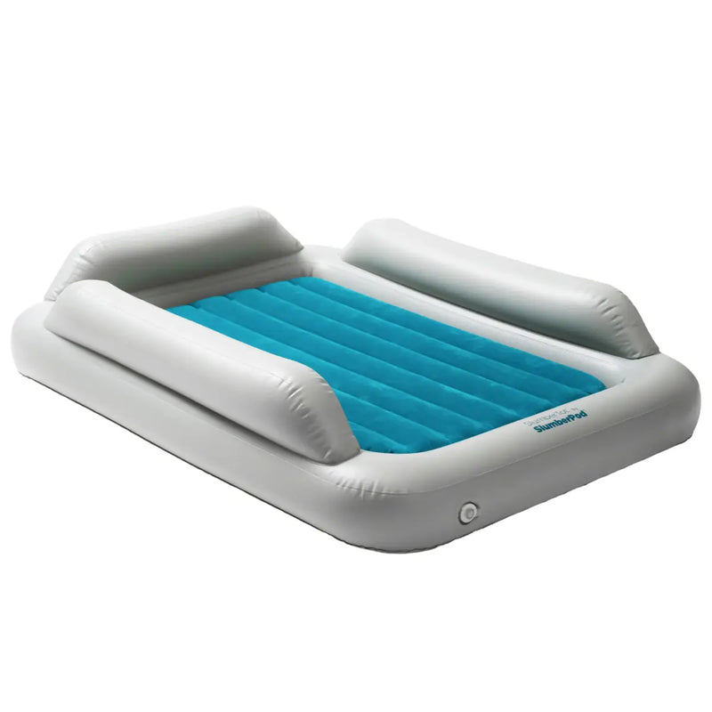 SlumberPod SlumberTot Inflatable Toddler Bed - Grey/Teal