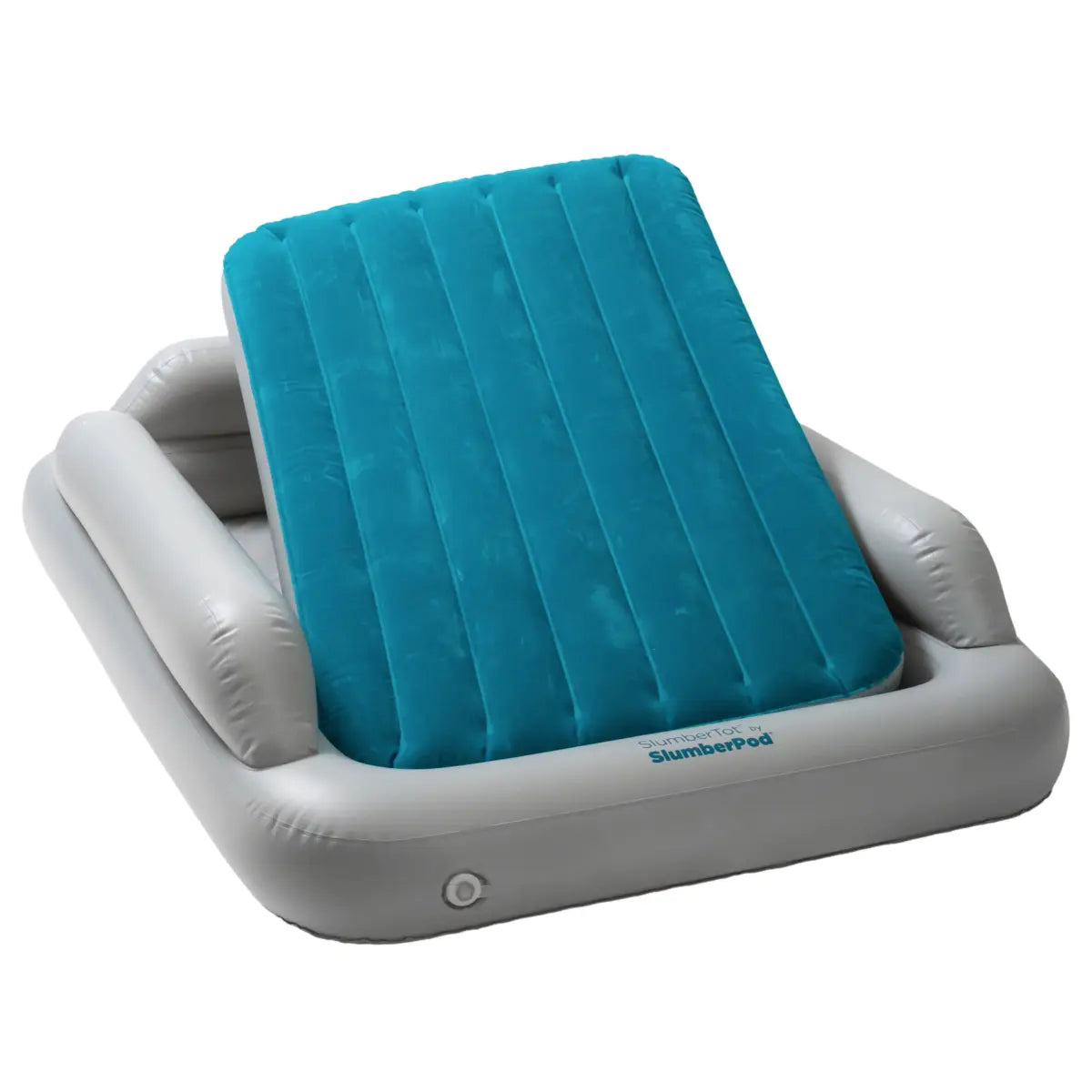 SlumberPod SlumberTot Inflatable Toddler Bed - Grey/Teal