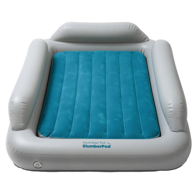 SlumberPod SlumberTot Inflatable Toddler Bed - Grey/Teal