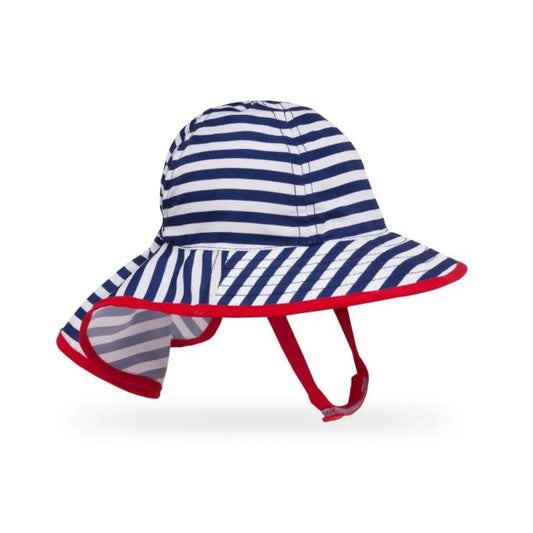 Sunday Afternoons - Infant - Sunsprout Hat Navy/White stripe