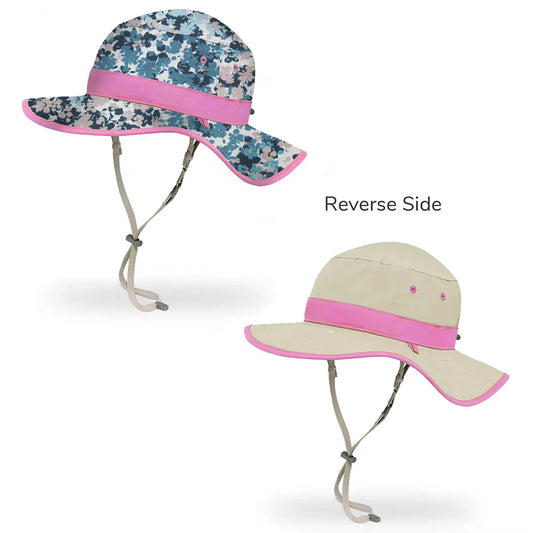 Sunday Afternoons Kids Clear Creek Boonie Hat - Blue Meadow / Cream (Youth 6 - 12 years)
