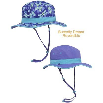 Kids Clear Creek Boonie Reversible Hat - Butterfly Dream