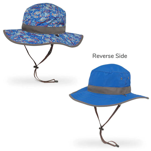Sunday Afternoons Kids Clear Creek Boonie Hat - Wild River / Royal (Youth 6 - 12 years)
