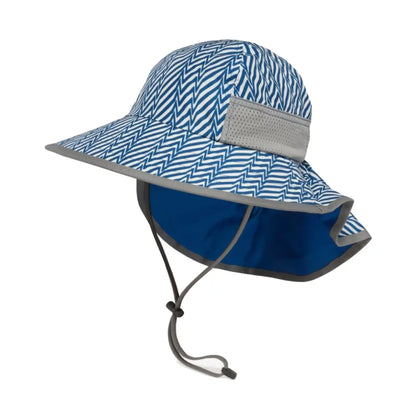 Youth - Kids Play Hat - Blue Electric Stripe