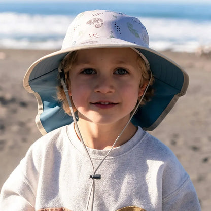 Sunday Afternoons Kids Play Hat - Cream Chameleons (Large)