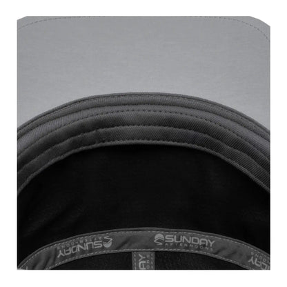 No-stitch, bonded brim construction